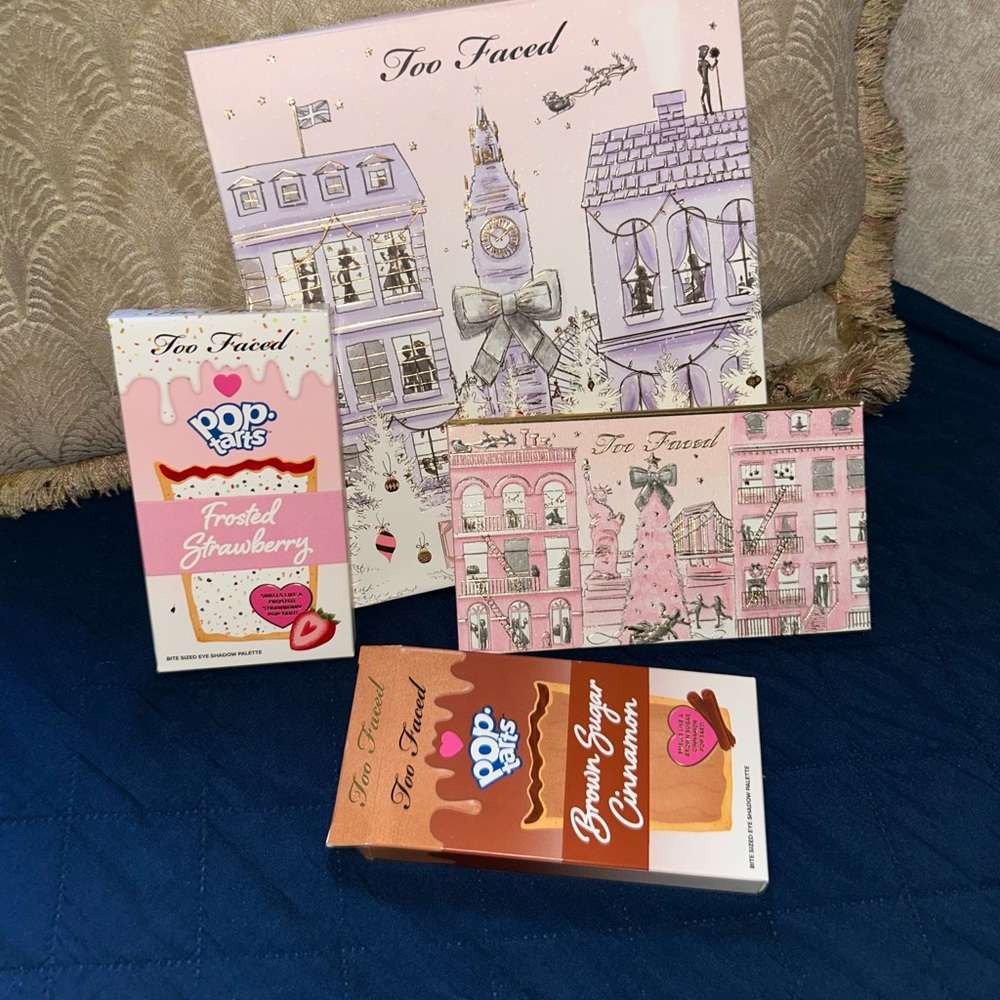Too Faced Pop-Tarts Collection with Pink and Brown Packaging